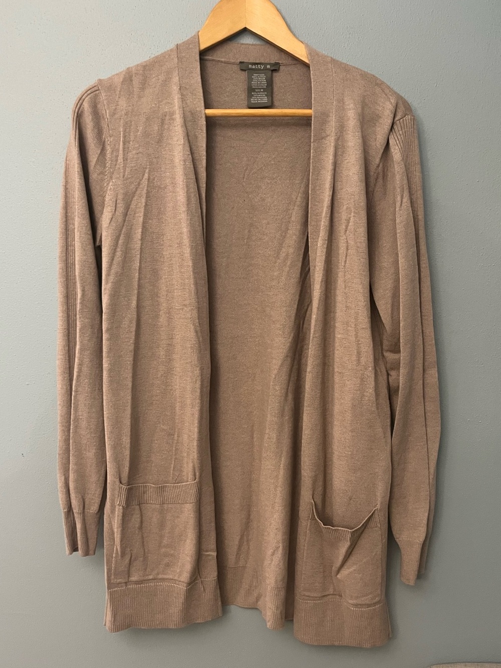 Matty M Open Front Cardigan